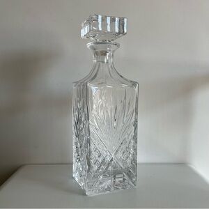 Vintage Fan Cut Crystal Gin/Vodka/Liquor/Whiskey Decanter